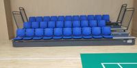 Tribunes télescopiques pour sites sportifs - Grandes gradins rétractables pour sites multisports intérieurs et extérieurs