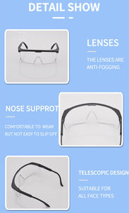 ANSI z87.1 شعار مخصص Z87.1 EN166 نظارات أمان للعمل مع العين - Product Image 5