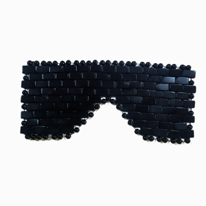 China Huizhou factory Natural Obsidian Stone Cooling Eye Mask - Product Image 2