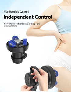 เครื่องนวดหน้าสปาหน้า ABS แบบมืออาชีพ5มือจับลูกกลิ้งบำบัดสำหรับกระชับผิวการสั่นสะเทือนการลดไขมัน - Product Image 4