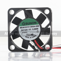 Kipas Pendingin Sunon 5V 24V 48V DC 12V 0.90W AC EC 4010 40X40X10MM 4CM Maglev Senyap Inverter 3-kabel ME40101V1-D03A-G99 Baru Asli