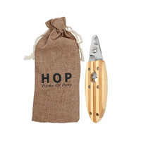 Brosse de toilettage de luxe en bois pour chiens et chats, peigne démêlant, peigne à picots anti-puces, coupe-ongles, gant de toilettage pour l'élimination des poils et le bain, anti-chute de poils