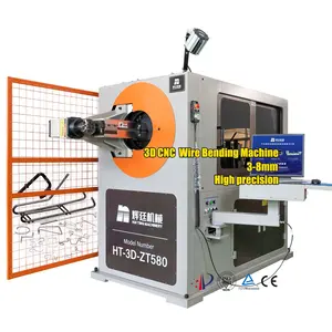 3-8mm 5Axis CNC Wire Bending Machine And Steel Bending Hanger Making Machine With High Precision And Good Stability