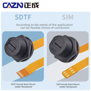 Presa connettore impermeabile <span class=keywords><strong>SIM</strong></span> TF scheda filettata femmina con cavo FPC da 20cm - Product Image 4