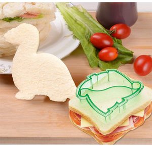Fiambrera Accesorios para niños Lindos cortadores de sándwich de plástico con hojas Utensilios para cortar verduras y frutas - Product Image 6