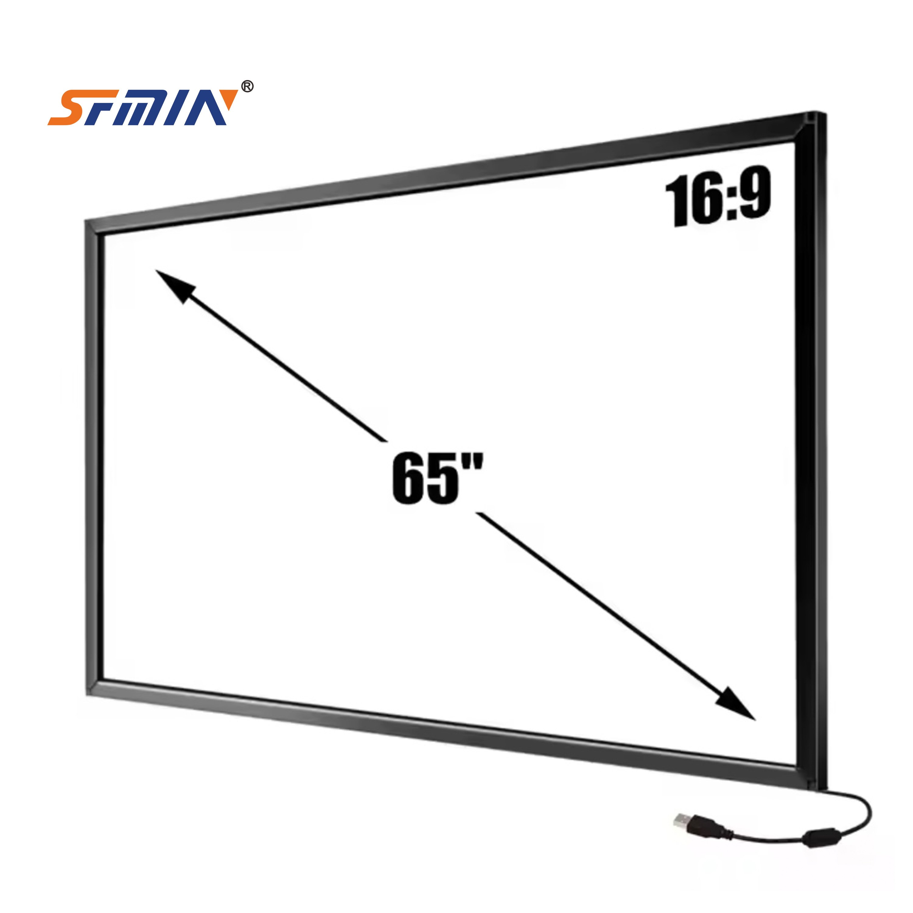 15-65Inch New USB Interface Infrared <strong>Touch</strong> <strong>Frame</strong> with 20 Points <strong>Ir</strong> Multi <strong>Touch</strong> <strong>Screen</strong> Panel <strong>Conversion</strong> <strong>Frame</strong>
