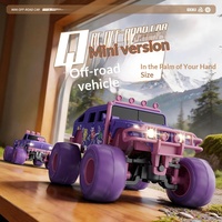 JJRC Mini véhicule tout-terrain RC 2.4G, amortisseur de chocs, lumières LED cool, escalade en un clic, portée de contrôle de 30 m, modèle de voiture RC jouet