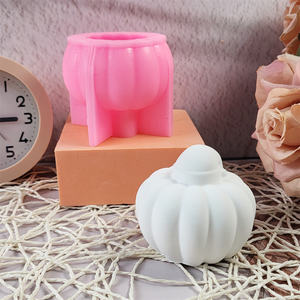 Moldes de fundición de resina hechos a mano para adornos decorativos DIY estilo Ins moldes de sombrero de calabaza de silicona W0498 - Product Image 3