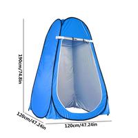 Portable extérieur Pop Up intimité Camp toilette vestiaire Pod avec fenêtre Camping douche tente