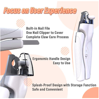 Profession elle Hot Sell Pet Nagel knipser mit LED-Licht für Hunde Katzen Elektrische Nägel & Krallen Trimmen Pflege sicher für Haustiere