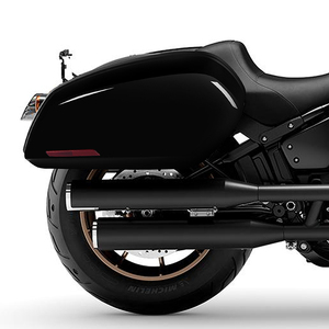 Borse Laterali Rigide da Moto in ABS di Alta Qualità Verniciate Nero Lucido Compatibili con Harley Low Rider ST 2022-2025 <span class=keywords><strong>El</strong></span> <span class=keywords><strong>Diablo</strong></span> 2022 - Product Image 2