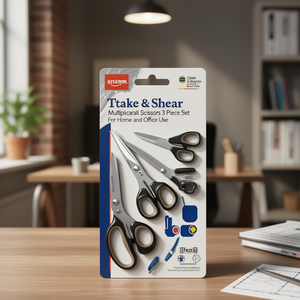 Juego de 3 tijeras multiusos Ttake para uso doméstico y de oficina - Product Image 3