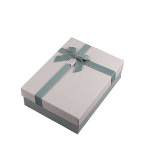 <span class=keywords><strong>Caja</strong></span> de regalo de lujo personalizada de cartón de alta gama con lazo para el Día de San Valentín, bodas y disfraces. - Product Image 2