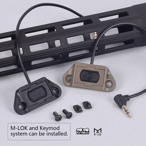 Botón Mod SF con interruptor de cable de nailon M300 M600, accesorio para linterna PEQ para uso táctico - Product Image 1