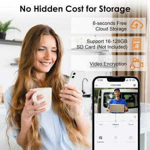 กริ่งประตูวิดีโอความคมชัดระดับ HD 1080P มองเห็นในเวลากลางคืนอัจฉริยะคุยได้สองทางกล้องกริ่งประตูไร้สายอัจฉริยะกันน้ำสำหรับโรงแรมและอพาร์ทเมนต์ - Product Image 2