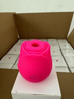 Rosen-Silikon-Vibrator für Frauen mit Klitoris-Saugfunktion und Brustwarzen-Stimulator, Erotikspielzeug im Großhandel, Weiblicher Masturbator