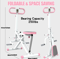 Équipement d'entraînement multi-usages pour la maison, fauteuil de rameur et de simulation d'équitation pour le sport promotionnel et l'exercice aérobie