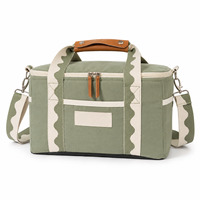 Sacs isothermes de pique-nique portables en toile premium, écologiques, pour le camping, les voyages, la plage, pour aliments, vin, bières, voyages