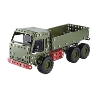 Jouets en métal moulé sous pression de voitures très populaires, modèles de camions 3D à assembler, ensembles de blocs de construction éducatifs pour enfants