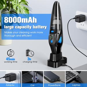 Máy hút bụi mini cầm tay, hút mạnh, dùng cho ô tô và gia đình - Product Image 6