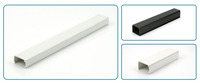 Goulotte de câblage en PVC sur mesure avec couvercle, chemin de câbles rainuré pour solutions de câblage de panneaux de contrôle industriels et pose de câbles de construction