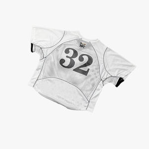 Camiseta Deportiva Holgada y Transpirable de Malla, Estilo Jersey con Cuello en V, Unisex, Manga Corta, Moderna - Product Image 2