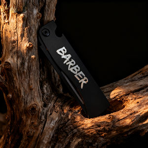 Pettine per barba da uomo portatile pettine in metallo a denti sottili per la toelettatura dei baffi - Product Image 2