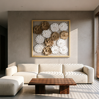 Art mural 3D fait main personnalisé, décoration murale créative en boîte à ombres pour la décoration intérieure de la maison