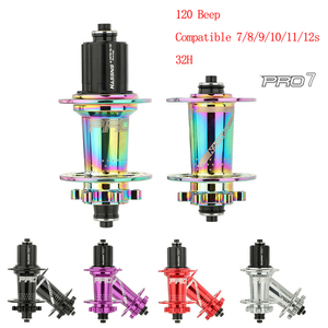 Moay-ơ xe đạp leo núi HG Flower Drum HASSNS PRO7 MTB Hub Six Claw 120 Rattle Quick Release 32 lỗ Quad Perrin tương thích với 8 9 10 11 tốc độ - Product Image 3