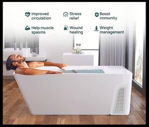 Bañera de Hielo Integrada de Acrílico para Terapia de Agua Fría con Enfriador, Envío Local en EE. UU. - Product Image 5