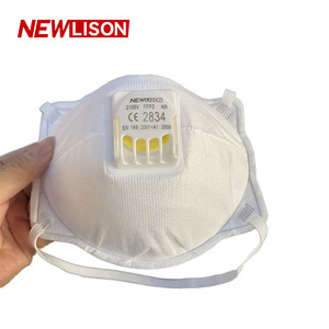 <span class=keywords><strong>Newlison</strong></span> nhà sản xuất bụi trắng mặt nạ dùng một lần <span class=keywords><strong>FFP2</strong></span> CE mặt nạ nạ - Product Image 2