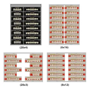 Batteria Ai Polimeri di Fornitura dentale Dentale Denti Acrilico Resina Acrilica Denti denti in resina Sintetica per la vendita