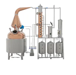 1000L Vodka Brandy distillateur Rhum Distillation encore Double Machine à eau distillée
