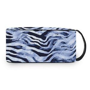 Nouvelle Trousse de Toilette Imperméable Unisexe Grande Taille avec Logo Personnalisé, Sac de Voyage Cosmétique Portable à Fermeture Éclair avec Poignée Souple - Product Image 3