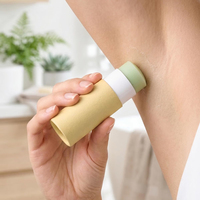 Tubes en carton kraft rechargeables pour déodorant, contenants vides pour parfum solide DIY, baume à lèvres, hydratant, stick corporel
