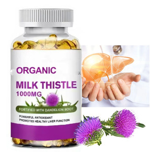 VitaSpring OEM Gélules d'extrait de Chardon-Marie 1500mg, Complément Alimentaire Minceur et Santé, Détox Hépatique Biologique, Gélules Molles de Chardon-Marie - Product Image 1