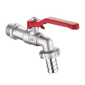 Rubinetto a Sfera M con Supporto in Gomma 1/2 DN 10 PN per Controllo Acqua, Personalizzazione OEM Supportata - Product Image 1