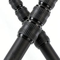 Perche de microphone en fibre de carbone à 6 sections |   Tige d'extension de micro légère et durable pour l'enregistrement professionnel