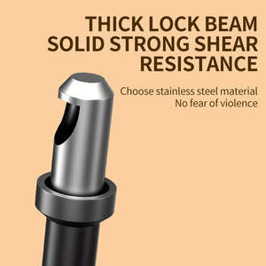 Vente en <span class=keywords><strong>gros</strong></span> Prix bon marché <span class=keywords><strong>Cadenas</strong></span> de sécurité pour appartement, école, maison, hôtel portable Serrure de porte - Product Image 4