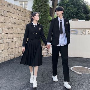 Uniforme Escolar Estilo Japonés Coreano, Conjunto de Falda Larga Negra, Unisex, 15-17 Años, Tela Chenilla - Product Image 5