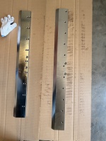 Lame de rechange KB pour coupe-papier à guillotine, acier à haute teneur en carbone, traité thermiquement, 58-60 HRC, certifié ISO 9001