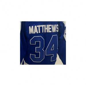 Toronto Auston Matthews Azul 2020/21 Reverse Retro Cosido Nacional Hockey Jerseys - Product Image 1