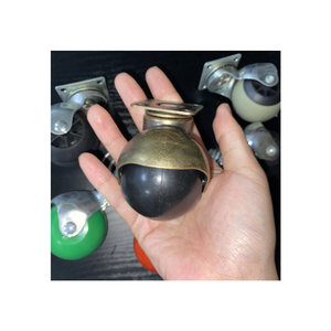 <span class=keywords><strong>Roulette</strong></span> à billes colorée PP, 40mm, 50mm, petite taille, pivotante, pour meubles, roulettes mobiles - Product Image 3