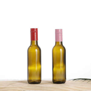 Bouteille en verre transparente <span class=keywords><strong>de</strong></span> 187 ml <span class=keywords><strong>de</strong></span> <span class=keywords><strong>Bourgogne</strong></span>, sur mesure, <span class=keywords><strong>de</strong></span> haute qualité, avec bouchon à vis, sérigraphie, pour vin, tequila, brandy - Product Image 3