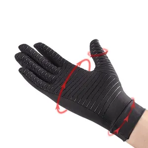 Finger Gloves Touch Screen Full Finger Compression Arthritis Gloves With Finger Tips