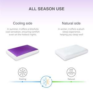 Ultra Cool Pain Relief Cooling Memory Foam Silicona <span class=keywords><strong>Visco</strong></span> Poliuretano <span class=keywords><strong>Gel</strong></span> Relleno Queen Size Cold Pillow Memory con <span class=keywords><strong>Gel</strong></span> de refrigeración - Product Image 5
