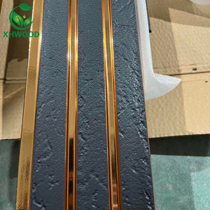 Thiết kế hiện đại nóng bán 3D bảng nhựa golde trang trí PS Panel tường - Product Image 2