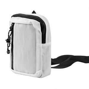 Bolso cruzado deportivo unisex de nailon, riñonera para correr, bolso de pecho con correas ajustables - Product Image 2