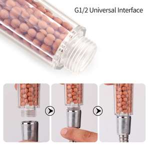 Güçlü akış iyonik duş başlığı 3 yollu modları filtre iyon duş başlığı duş su akış regülatörü - Product Image 5