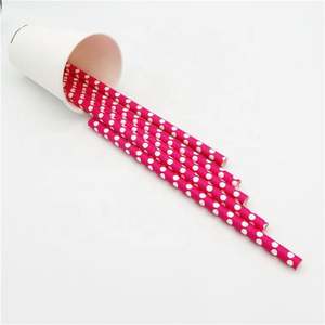 Pailles en papier colorées écologiques recyclables, en vrac ou emballées individuellement, pour jus - Product Image 5